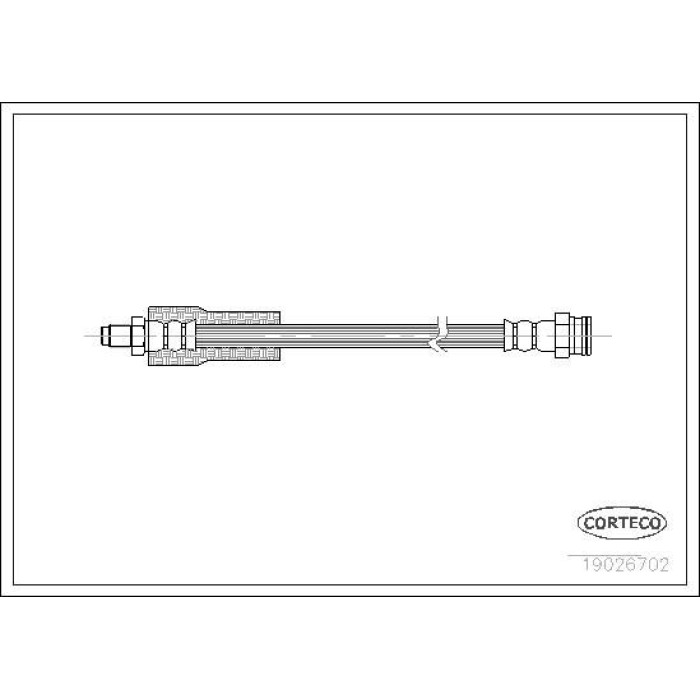 Corteco 19026702 Bremsschlauch