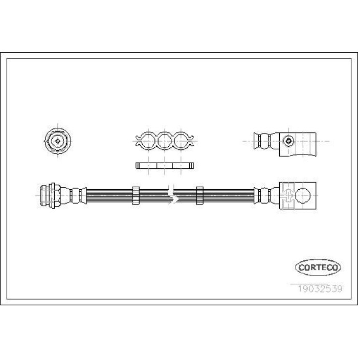 Corteco 19032539 Bremsschlauch