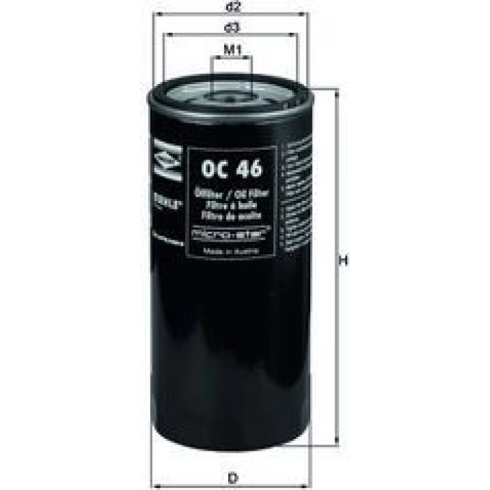 Knecht OC 46 Ölfilter Knecht OC 46 Ölfilter