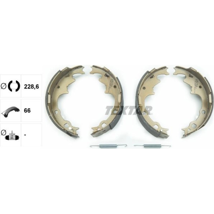 Textar 91056500 Bremsbackensatz Textar 91056500 Bremsbackensatz