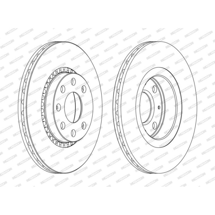Ferodo DDF328C Bremsscheibe PREMIER Coat+ disc Ferodo DDF328C Bremsscheibe PREMIER Coat+ disc