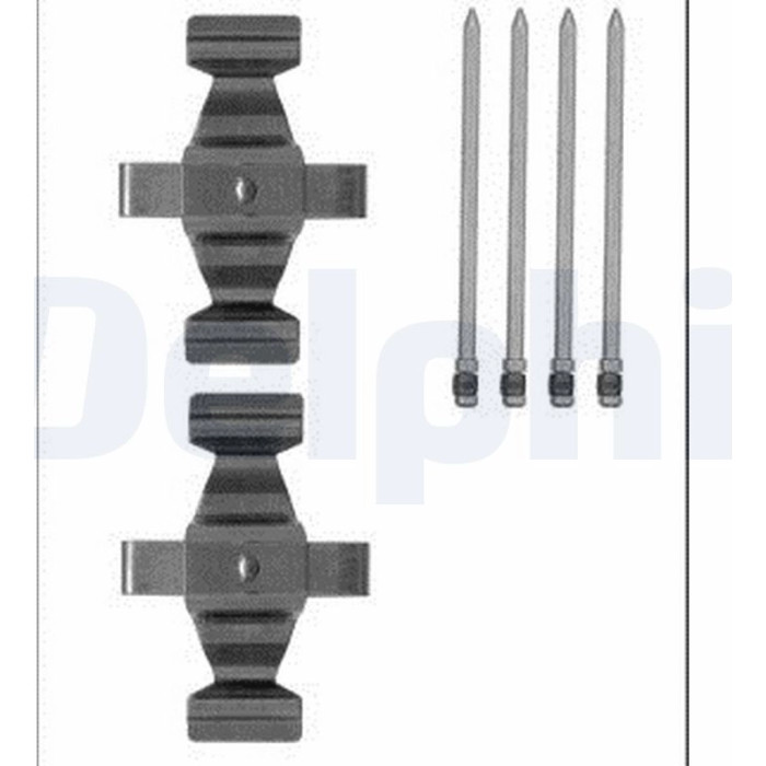 Delphi LX0566 Zubehörsatz, Scheibenbremsbelag