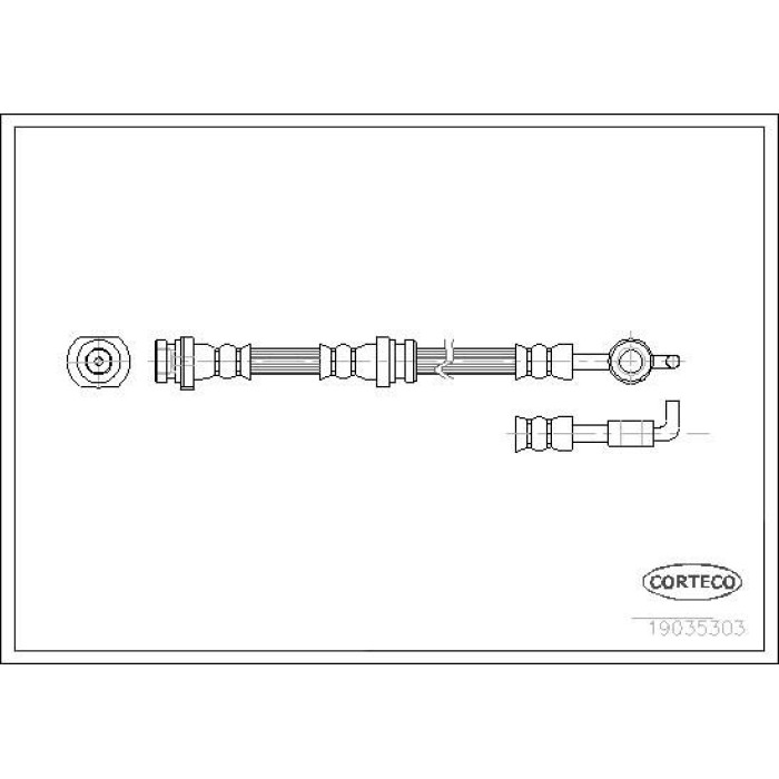 Corteco 19035303 Bremsschlauch