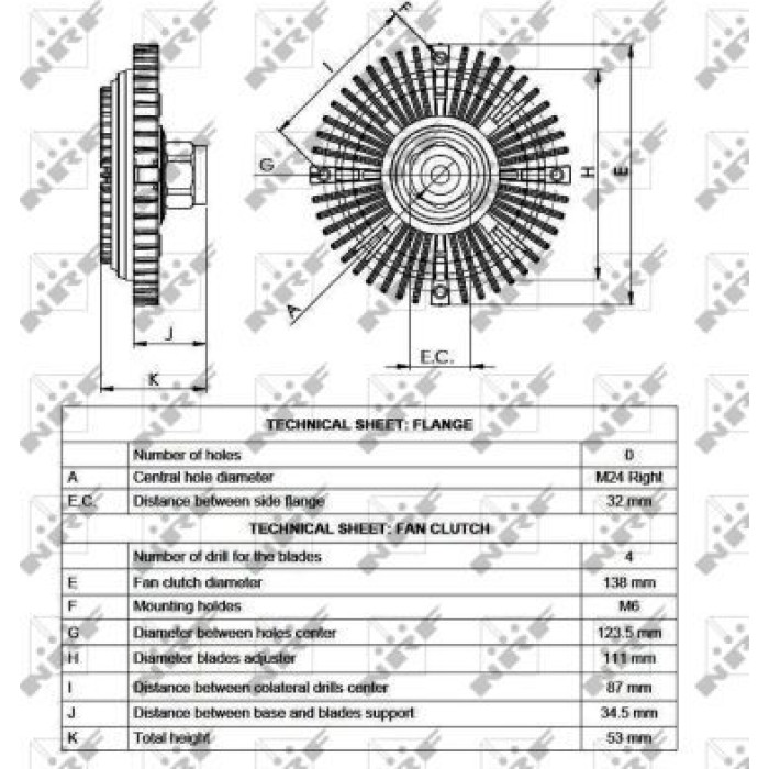 Kupplung, Kühlerlüfter 49520 Kupplung, Kühlerlüfter 49520