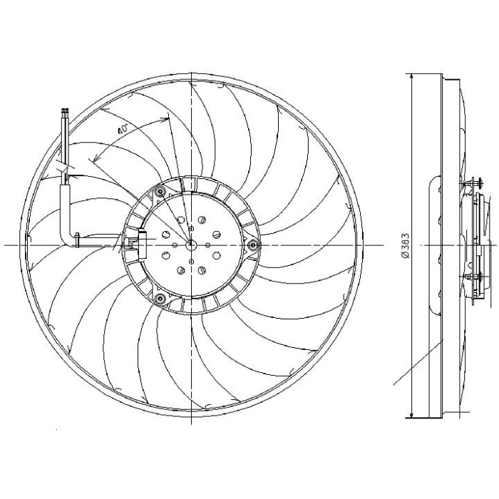 Valeo 696017 Lüfter, Motorkühlung
