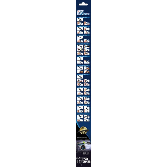Valeo 577715 Wischblatt SILENCIO FLAT BLADE SET Valeo 577715 Wischblatt SILENCIO FLAT BLADE SET