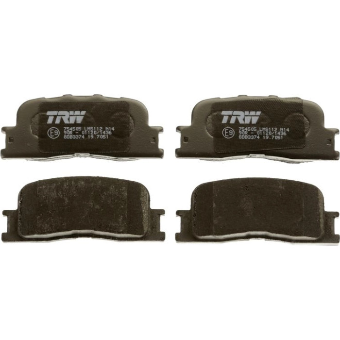 TRW GDB3374 Bremsbelagsatz, Scheibenbremse COTEC TRW GDB3374 Bremsbelagsatz, Scheibenbremse COTEC