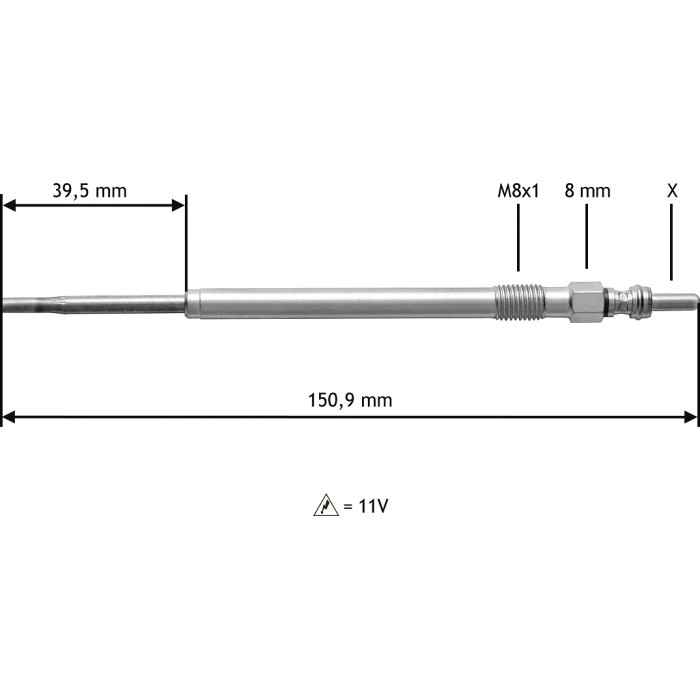 Valeo 345174 Glühkerze Valeo 345174 Glühkerze