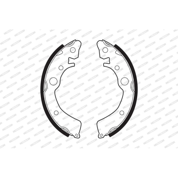 Ferodo FSB204 Bremsbackensatz PREMIER Ferodo FSB204 Bremsbackensatz PREMIER