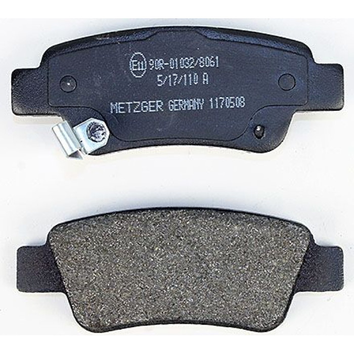 Metzger 1170508 Bremsbelagsatz, Scheibenbremse Metzger 1170508 Bremsbelagsatz, Scheibenbremse