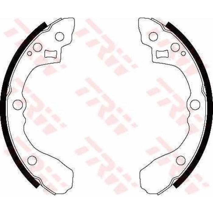 TRW GS8439 Bremsbackensatz