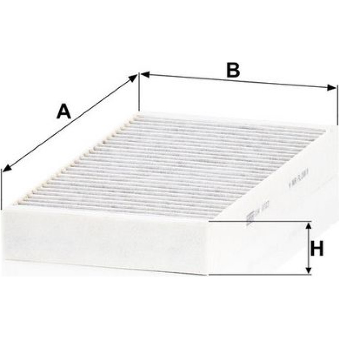 MANN-FILTER CUK 2723-2 Innenraumfilter, Aktivkohlefilter MANN-FILTER CUK 2723-2 Innenraumfilter, Aktivkohlefilter