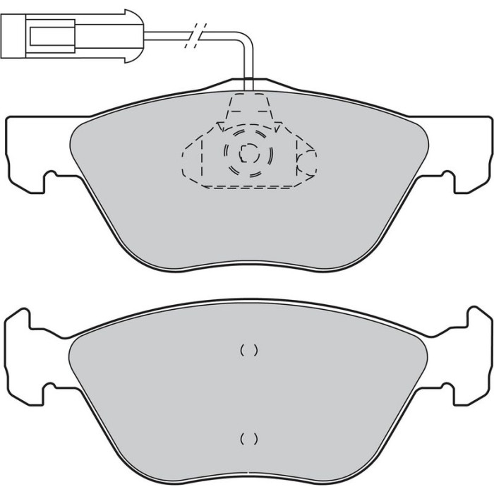 Valeo 598308 Bremsbelagsatz, Scheibenbremse Valeo 598308 Bremsbelagsatz, Scheibenbremse