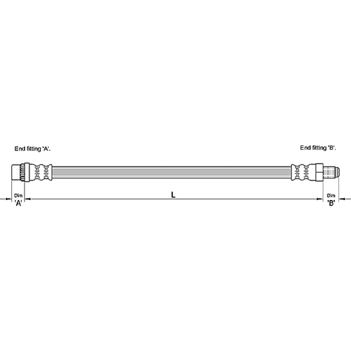 Metzger 4110212 Bremsschlauch