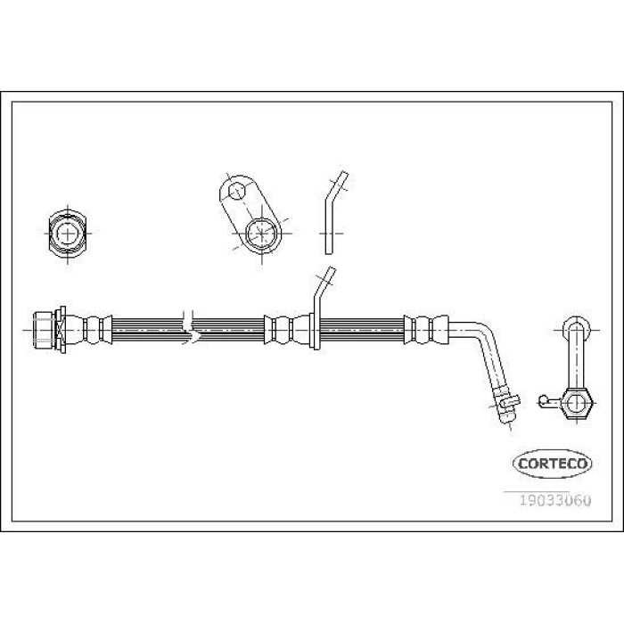 Corteco 19033060 Bremsschlauch