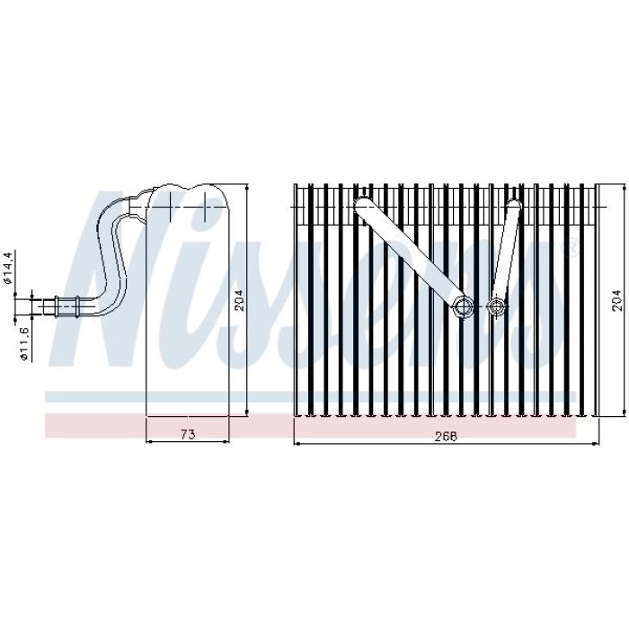 Nissens 92183 Verdampfer, Klimaanlage Nissens 92183 Verdampfer, Klimaanlage
