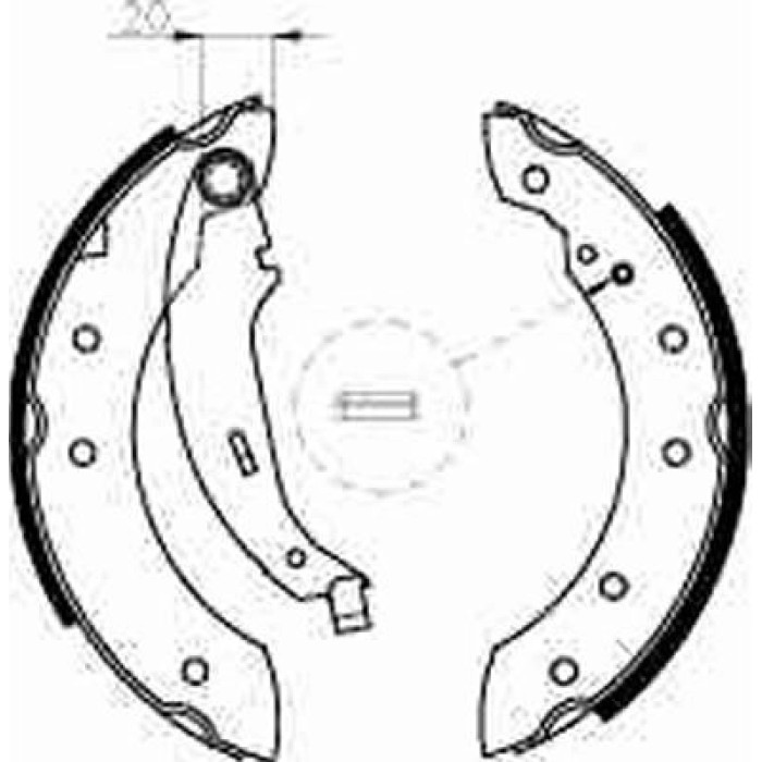 TRW GS8534 Bremsbackensatz TRW GS8534 Bremsbackensatz