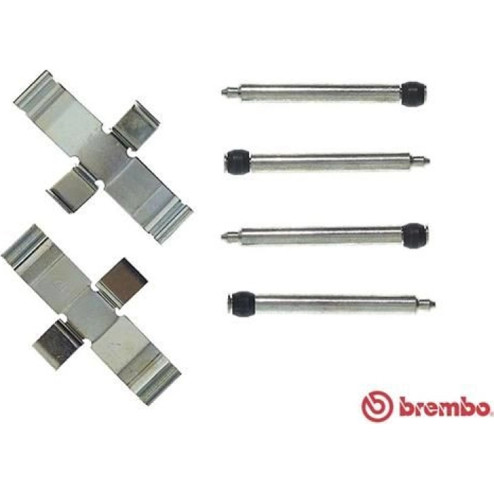 Brembo A 02 268 Zubehörsatz, Scheibenbremsbelag PRIME LINE Brembo A 02 268 Zubehörsatz, Scheibenbremsbelag PRIME LINE