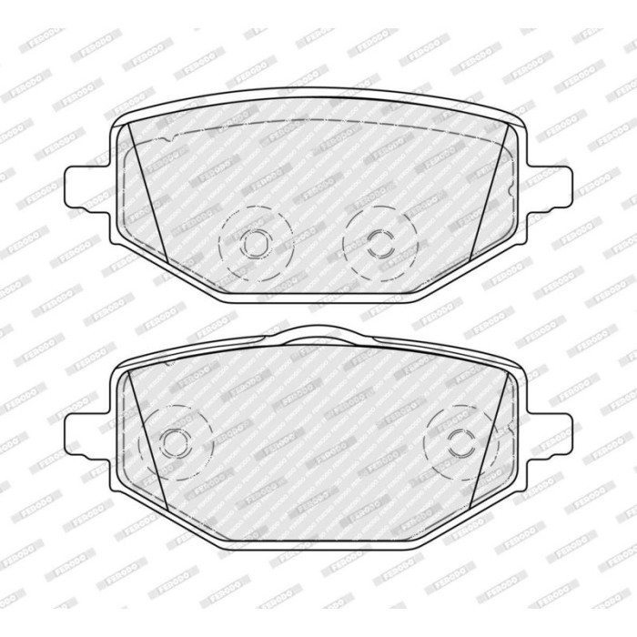 Ferodo FDB5490 Bremsbelagsatz, Scheibenbremse PREMIER ECO FRICTION Ferodo FDB5490 Bremsbelagsatz, Scheibenbremse PREMIER ECO FRICTION