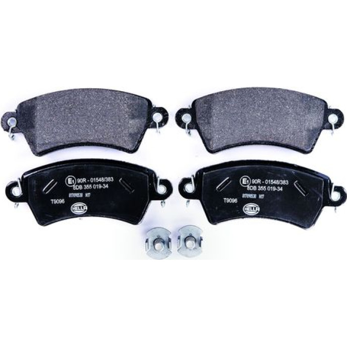 Hella 8DB 355 019-341 Bremsbelagsatz, Scheibenbremse Hella 8DB 355 019-341 Bremsbelagsatz, Scheibenbremse