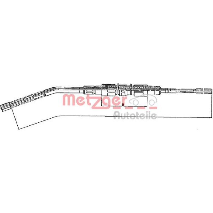 Metzger 10.425 Seilzug, Feststellbremse Metzger 10.425 Seilzug, Feststellbremse