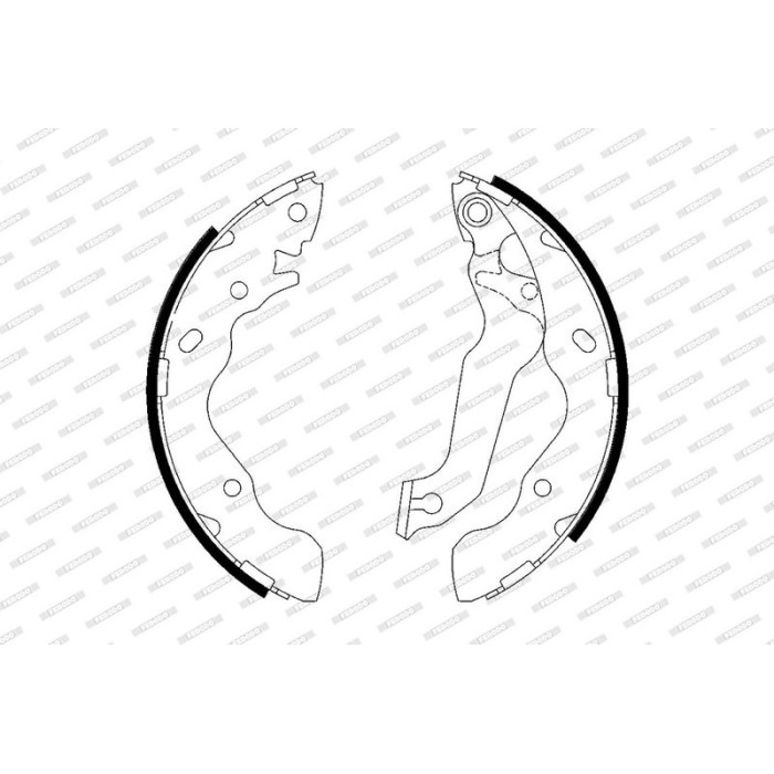 Ferodo FSB607 Bremsbackensatz PREMIER