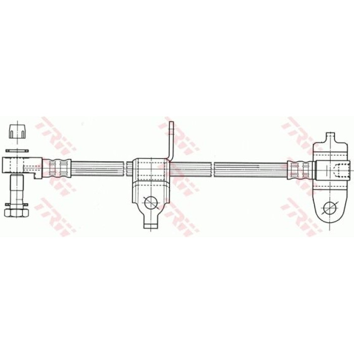 TRW PHD953 Bremsschlauch TRW PHD953 Bremsschlauch