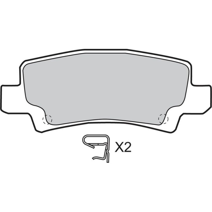 Valeo 598680 Bremsbelagsatz, Scheibenbremse Valeo 598680 Bremsbelagsatz, Scheibenbremse