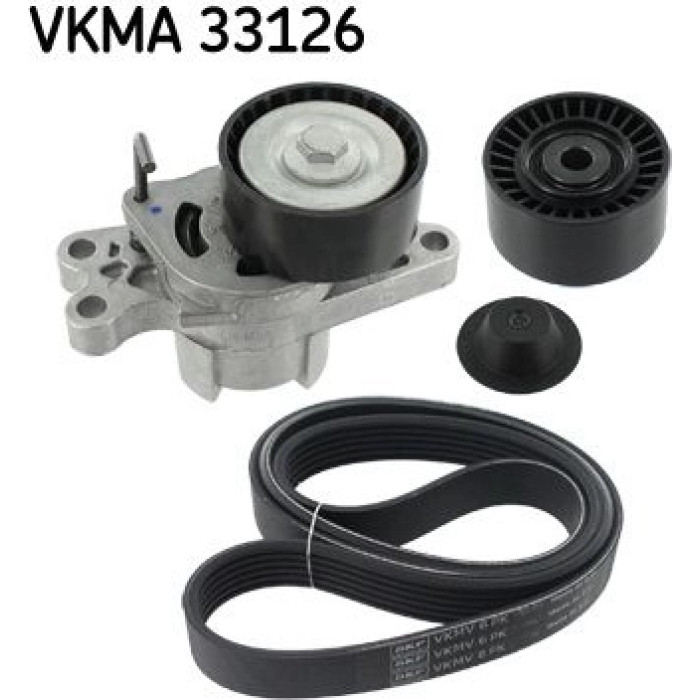 SKF VKMA 33126 Keilrippenriemensatz SKF VKMA 33126 Keilrippenriemensatz