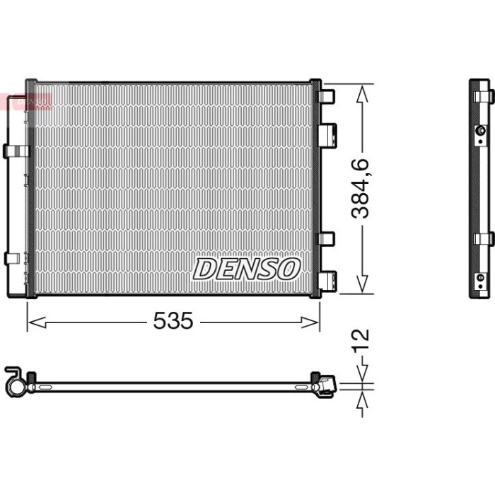 Denso DCN41020 Kondensator, Klimaanlage Denso DCN41020 Kondensator, Klimaanlage