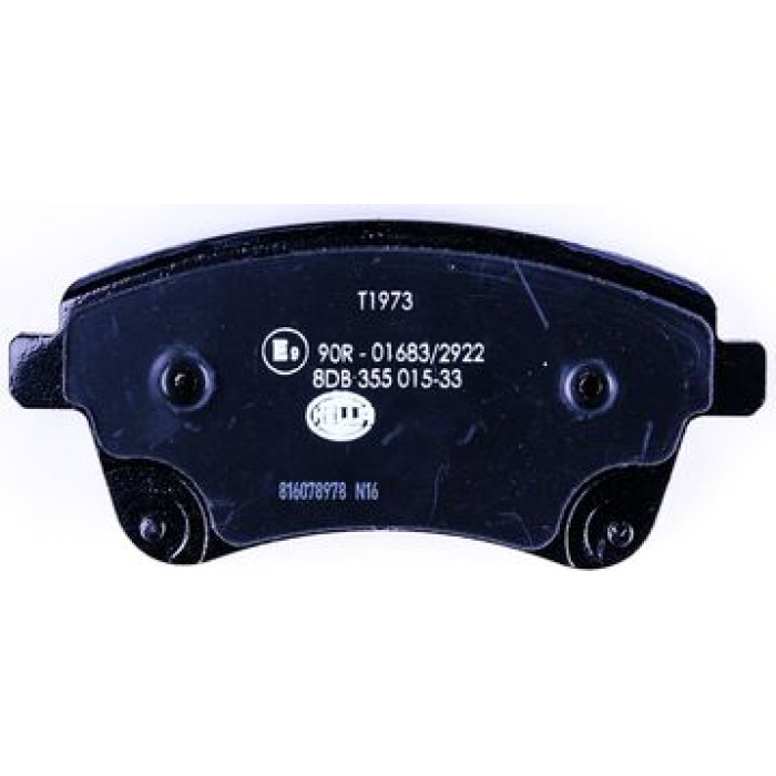 Hella Pagid 8DB 355 015-331 Bremsbelagsatz, Scheibenbremse
