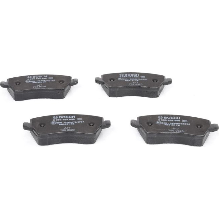 BOSCH 0 986 494 856 Bremsbelagsatz, Scheibenbremse