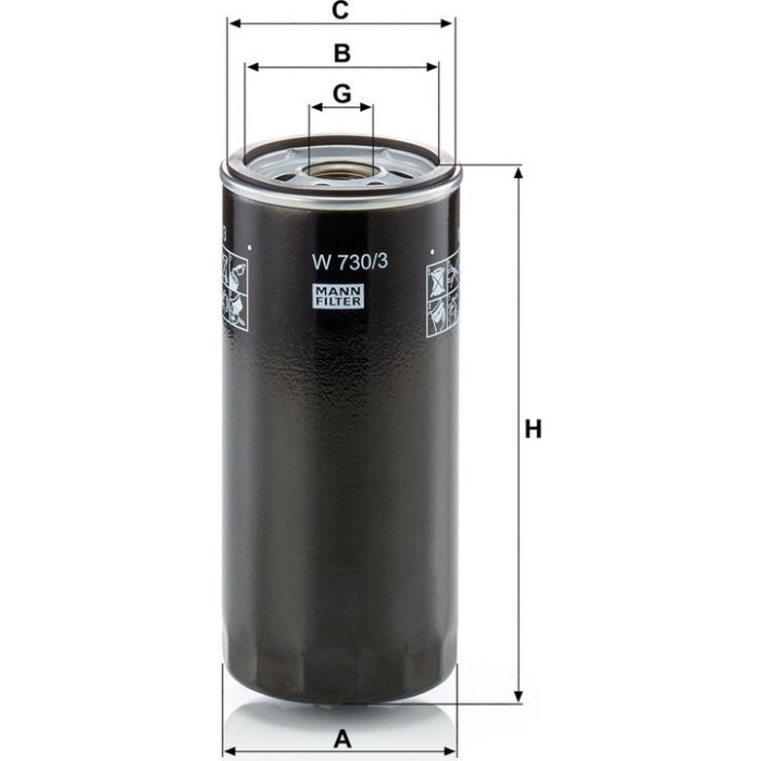Mann-Filter W 730/3 Ölfilter