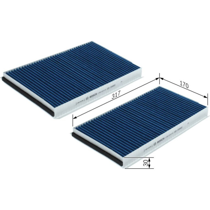 BOSCH 0 986 628 618 Filter, Innenraumluft FILTER+pro BOSCH 0 986 628 618 Filter, Innenraumluft FILTER+pro