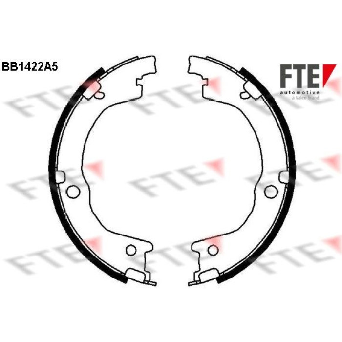 FTE 9100150 Bremsbackensatz, Feststellbremse FTE 9100150 Bremsbackensatz, Feststellbremse