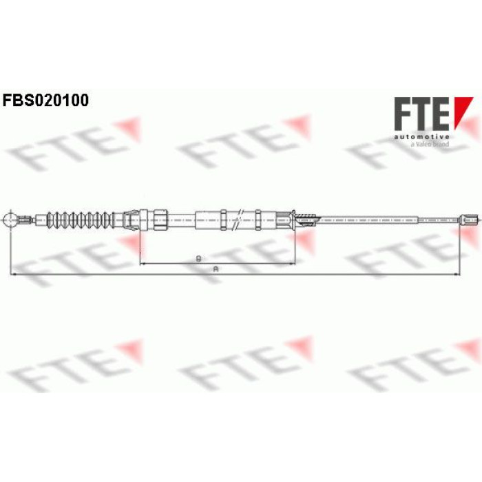 FTE 9250004 Seilzug, Feststellbremse FTE 9250004 Seilzug, Feststellbremse
