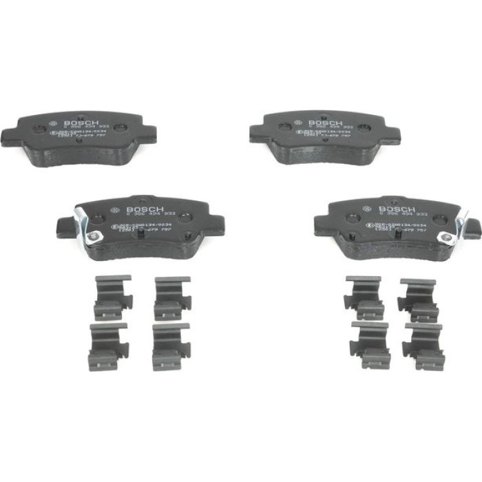 BOSCH 0 986 494 933 Bremsbelagsatz, Scheibenbremse