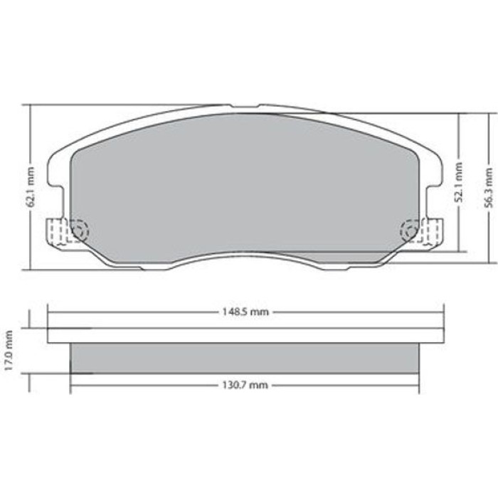 Metzger 1170358 Bremsbelagsatz, Scheibenbremse Metzger 1170358 Bremsbelagsatz, Scheibenbremse
