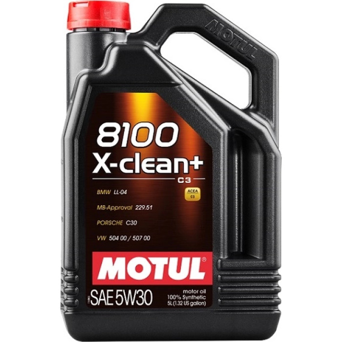 109220 MOTUL 8100 X-CLEAN+ 5W-30 Motoröl, 5l 109220 MOTUL 8100 X-CLEAN+ 5W-30 Motoröl, 5l