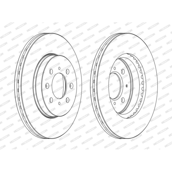 Ferodo DDF1510C Bremsscheibe PREMIER Coat+ disc