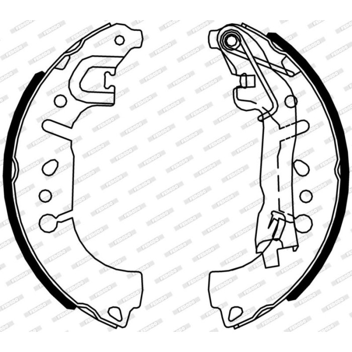 Ferodo FSB4317 Bremsbackensatz PREMIER