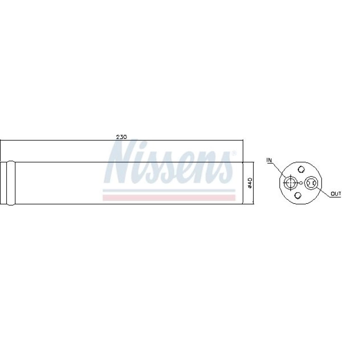Nissens 95426 Trockner, Klimaanlage
