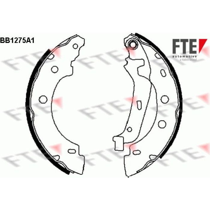FTE 9100061 Bremsbackensatz FTE 9100061 Bremsbackensatz