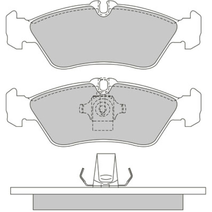 Metzger 1170179 Bremsbelagsatz, Scheibenbremse Metzger 1170179 Bremsbelagsatz, Scheibenbremse