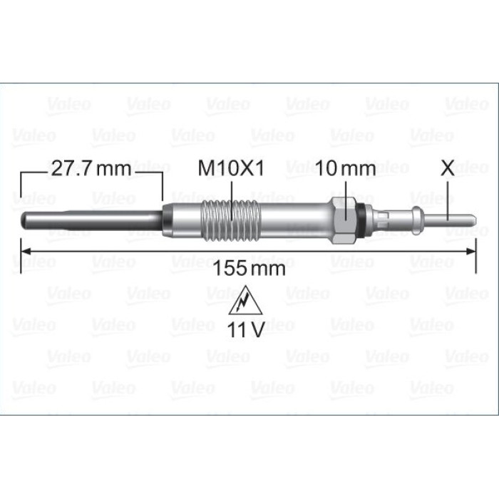 Valeo 345238 Glühkerze Valeo 345238 Glühkerze