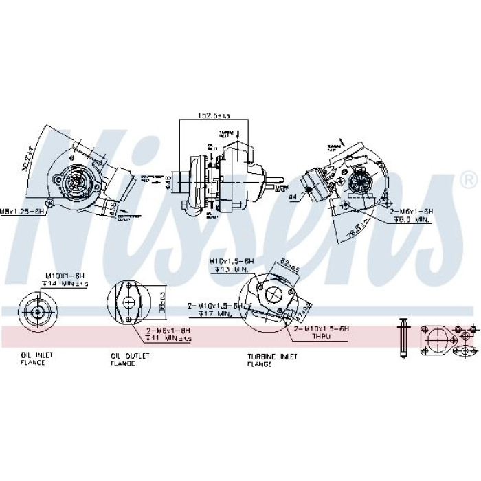 Nissens Turbolader 93107 Nissens Turbolader 93107