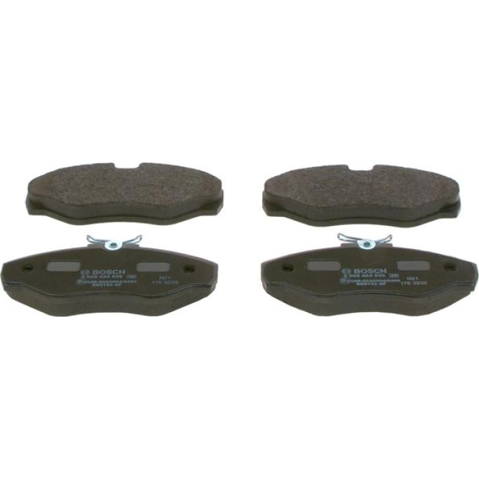 BOSCH 0 986 424 636 Bremsbelagsatz, Scheibenbremse BOSCH 0 986 424 636 Bremsbelagsatz, Scheibenbremse