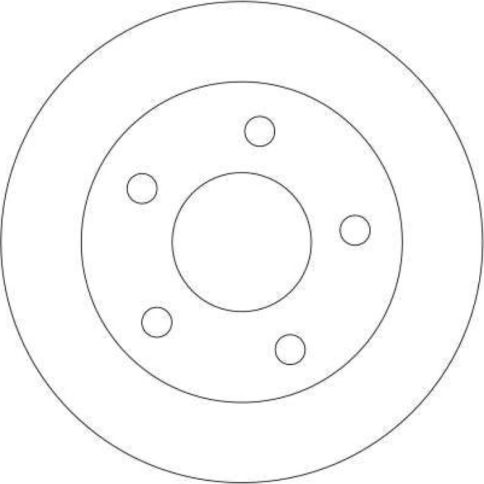 TRW DF4357 Bremsscheibe TRW DF4357 Bremsscheibe