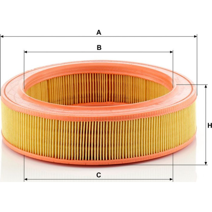 MANN-FILTER C 2555/2 Luftfilter MANN-FILTER C 2555/2 Luftfilter
