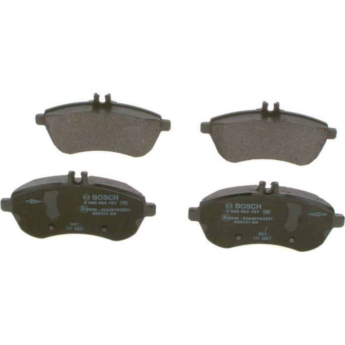 BOSCH 0 986 494 161 Bremsbelagsatz, Scheibenbremse BOSCH 0 986 494 161 Bremsbelagsatz, Scheibenbremse